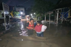 Banjir Merendam 113 Rumah di Kota Surakarta, Jawa Tengah